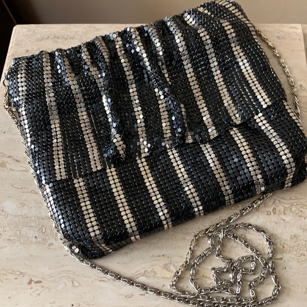 Mesh Sparkle Evening Bag